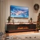 preview thumbnail 22 of 97, 70"/80" Modern Fireplace TV Stand with 36" Electric Fireplace