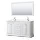 Option White / White Cultured Marble Top / Polished