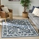 preview thumbnail 17 of 38, Nourison Dekor Indoor only Persian Area Rug Slate/Ivory - 4' x 6'