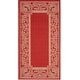 preview thumbnail 89 of 99, SAFAVIEH Courtyard Abaco Floral Border Indoor/ Outdoor Area Rug