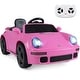 preview thumbnail 2 of 18, Gymax 12V Licensed RUF CTR Kids' Electric Vehicle w/Remote Control LED Pink