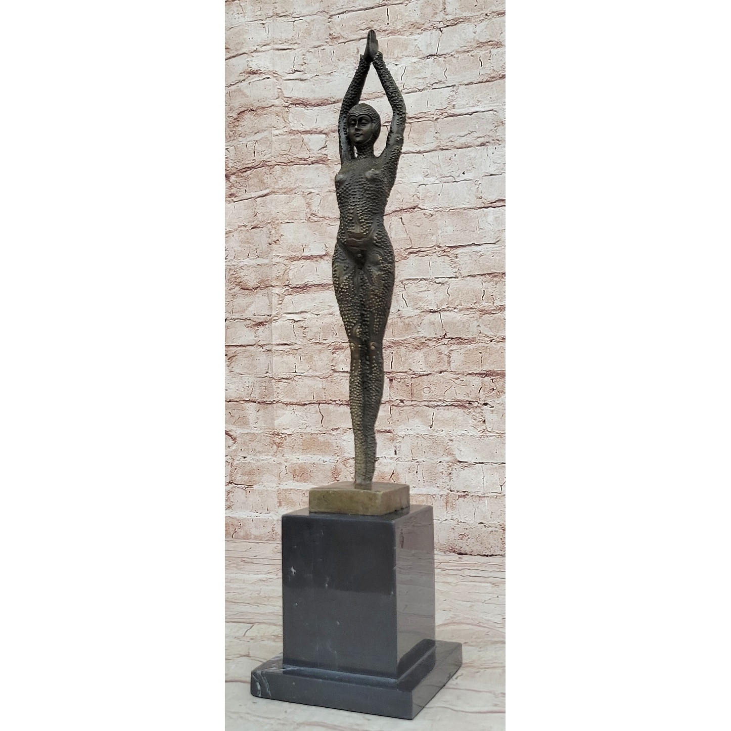 Signed Bronze Art Nouveau Deco Chiparus Statue Figurine Sculpture Art Figure
