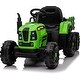 preview thumbnail 21 of 26, 12V Ride On Tractor with Trailer Remote Control Battery Powered Electric Tractor with LED Lights