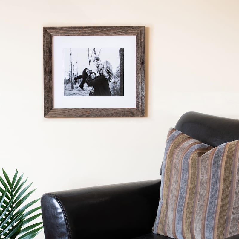 ArtToFrames Bosswood Rustic 14x26 Inch Picture Frame, 1.63 Inch Wood Poster Frame Available in Multiple Colors (SM-SC-14x26)