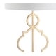 preview thumbnail 6 of 11, July 31" Metal LED Table Lamp, Gold Leaf by JONATHAN Y