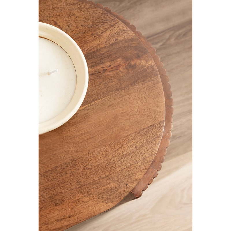 Kate and Laurel Cakora Capsule Wood Side Table