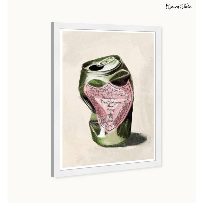 Wynwood Studio Glamor Drink Framed Trendy Retro Kitchen And Living Room Art Prints