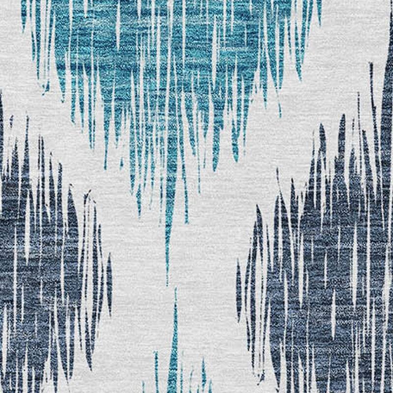 HomeRoots Ikat Transitional Rectangle Outdoor Rug