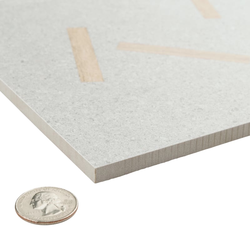 Merola Tile Komi Maolan Beige 7-7/8" x 7-7/8" Porcelain Floor and Wall Tile
