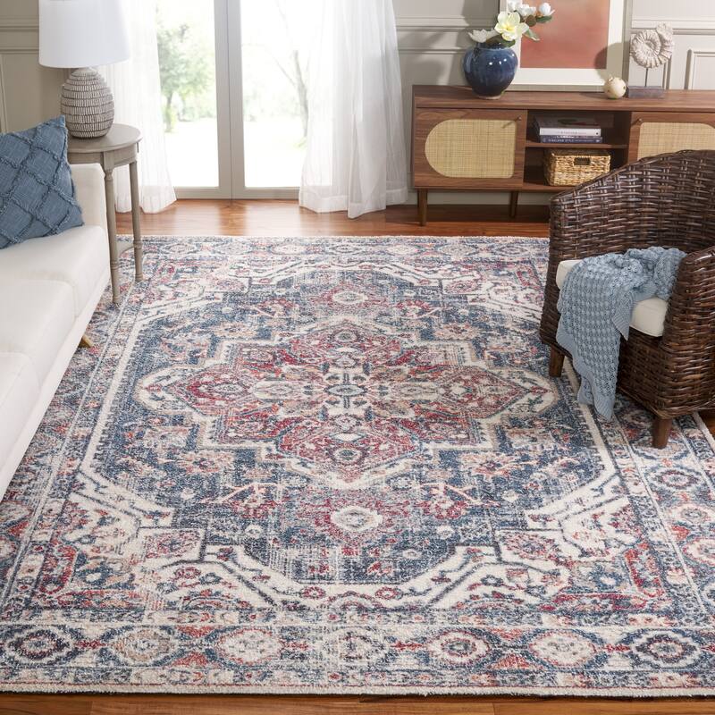 SAFAVIEH Handmade Classic Vintage Shere Transitional Polyester Rug