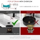 preview thumbnail 46 of 48, STYLISH Pop-Up Bathroom Sink Drain with Overflow D-700