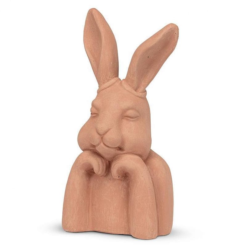 Pondering Rabbit Figurine