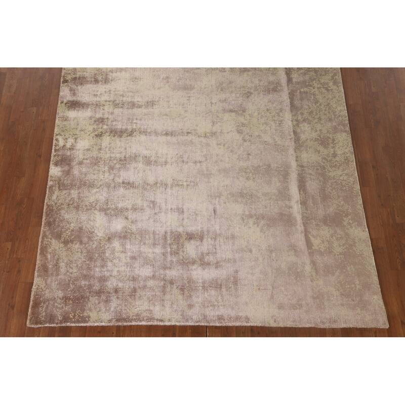 Abstract / Modern Area Rug Handmade Wool Carpet - 6'6" x 9'10"