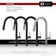 preview thumbnail 54 of 71, Single Handle Pull-Down Sprayer Kitchen Faucet K-141 - Height: 17.25" Spout H: 9" Spout R: 9"