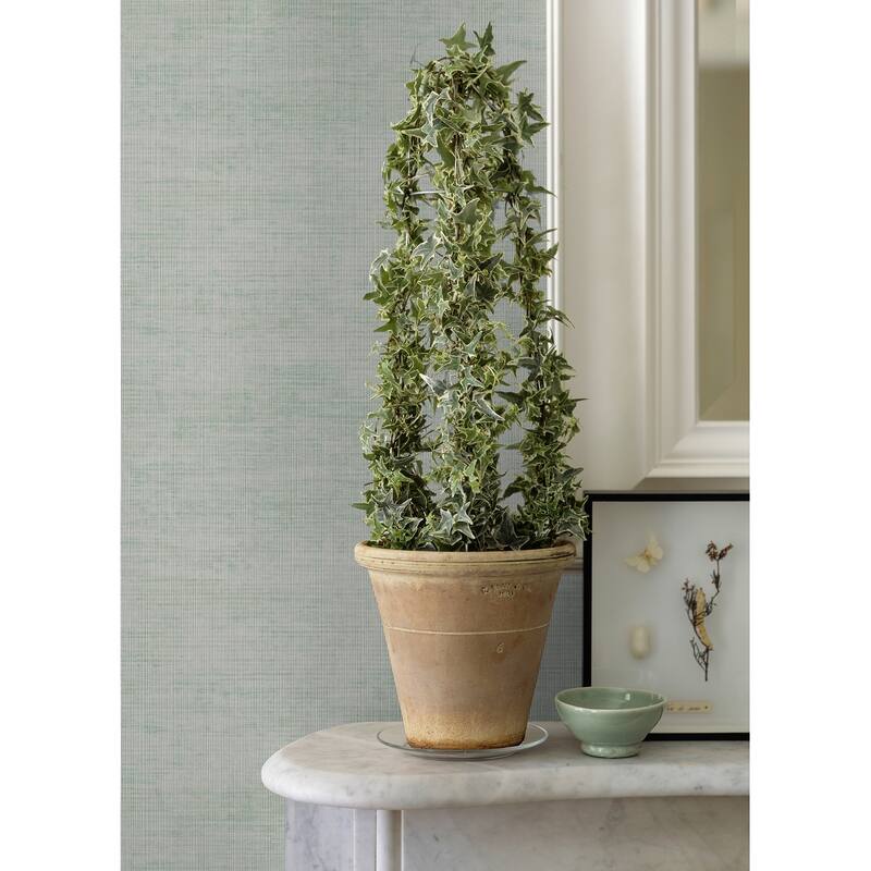 A-Street Prints Yawen Green String Wallpaper