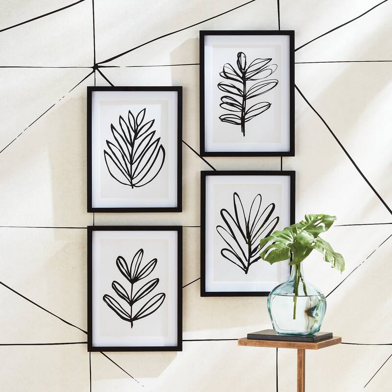 Sketched Leaf Prints