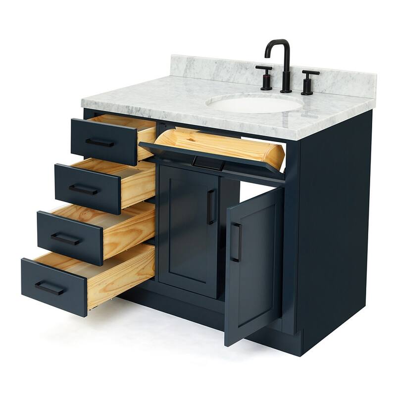 Ariel T043SRCWOVO Hepburn 43" Free Standing Single Basin Vanity Set