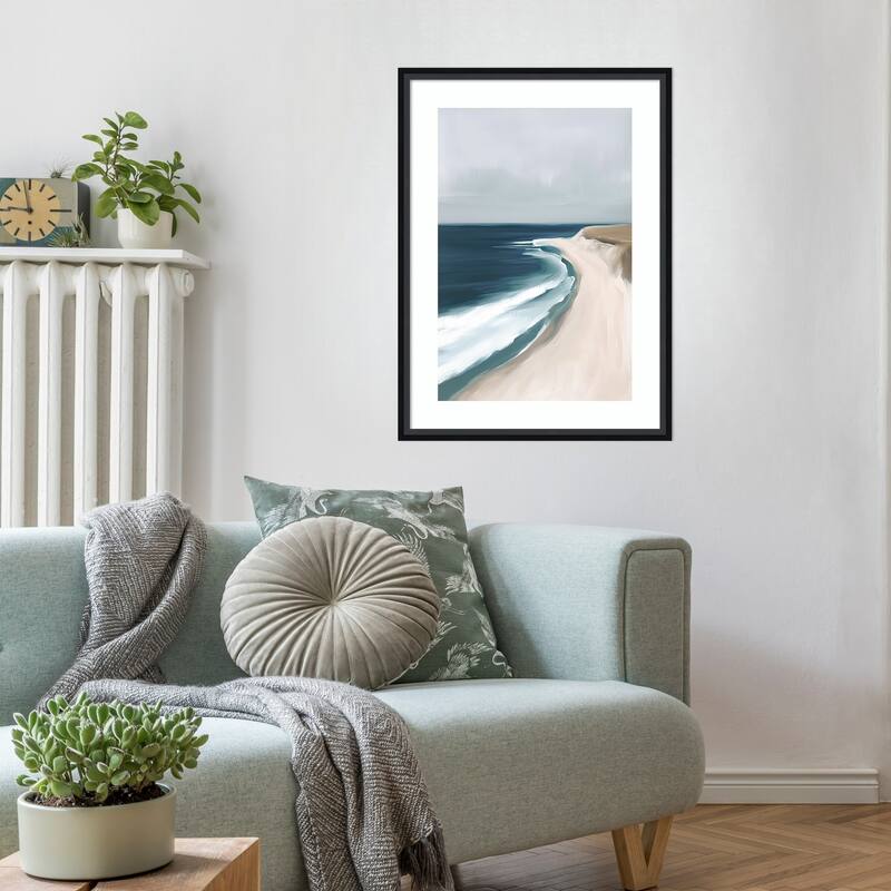 Matador by Amanda Tsoukanelis Wood Framed Wall Art Print - Lucie Black