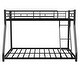 preview thumbnail 11 of 10, Metal Twin over Full Bunk Bed with Sturdy Construction & Secure Guardrail