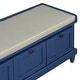 preview thumbnail 58 of 70, Storage Bench with Cushioned Seat and 3 Drawers
