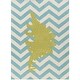 preview thumbnail 10 of 13, Hand-Tufted Mandy Geometric Area Rug Blue/White - 8' x 11'