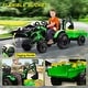 preview thumbnail 23 of 22, 3 in 1 Kids Ride on Tractor, Excavator & Bulldozer, 24V Electric Vehicles w/Trailer