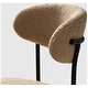 preview thumbnail 11 of 48, Bayville Mid-Century Curved Back Fabric Upholstered Metal Dining Chair (Set of 6)