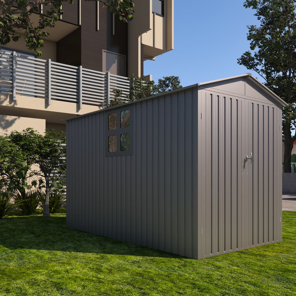 Outdoor Steel Storage Shed With Window ,Metal Garden Sheds