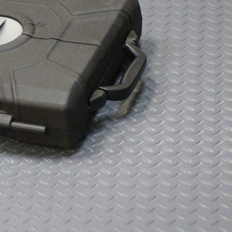 Rubber-Cal Diamond-Plate Thermoplastic Flooring