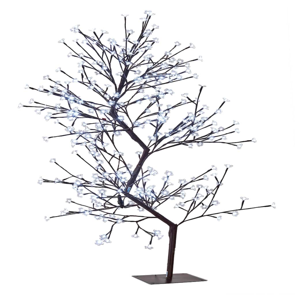 5.25' Pre-Lit Outdoor Artificial Tree - Warm LED Lights