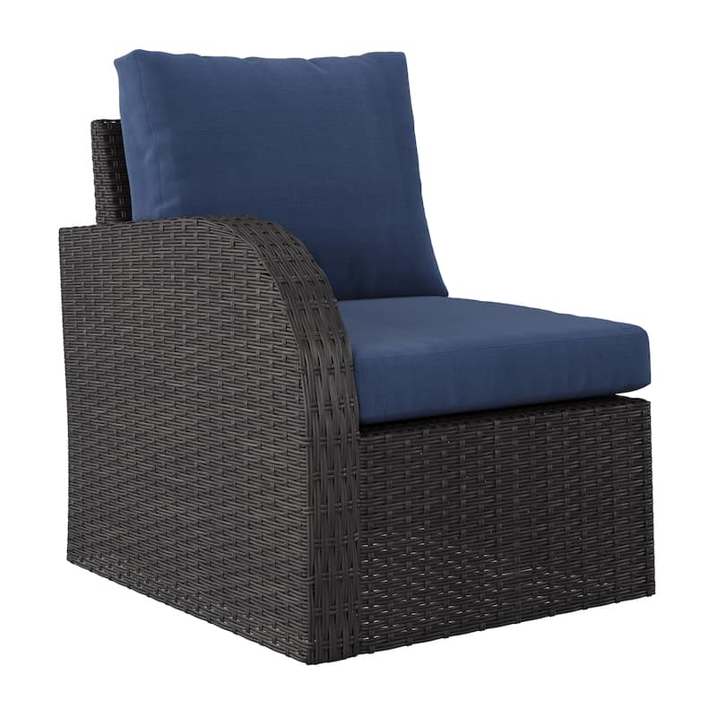 Brisbane Outdoor Loveseat 5-Piece Set - Blue