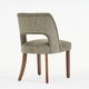 preview thumbnail 119 of 144, Wooden Dining Chairs Set of 2/4/6,Modern Fabric Upholstered Dining Room Chair Kitchen Chairs