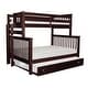 preview thumbnail 10 of 20, Taylor & Olive Trillium Twin over Full Bunk Bed Ladder, Full Trundle