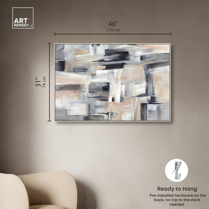 Neutral Nirvana Canvas by Art Remedy