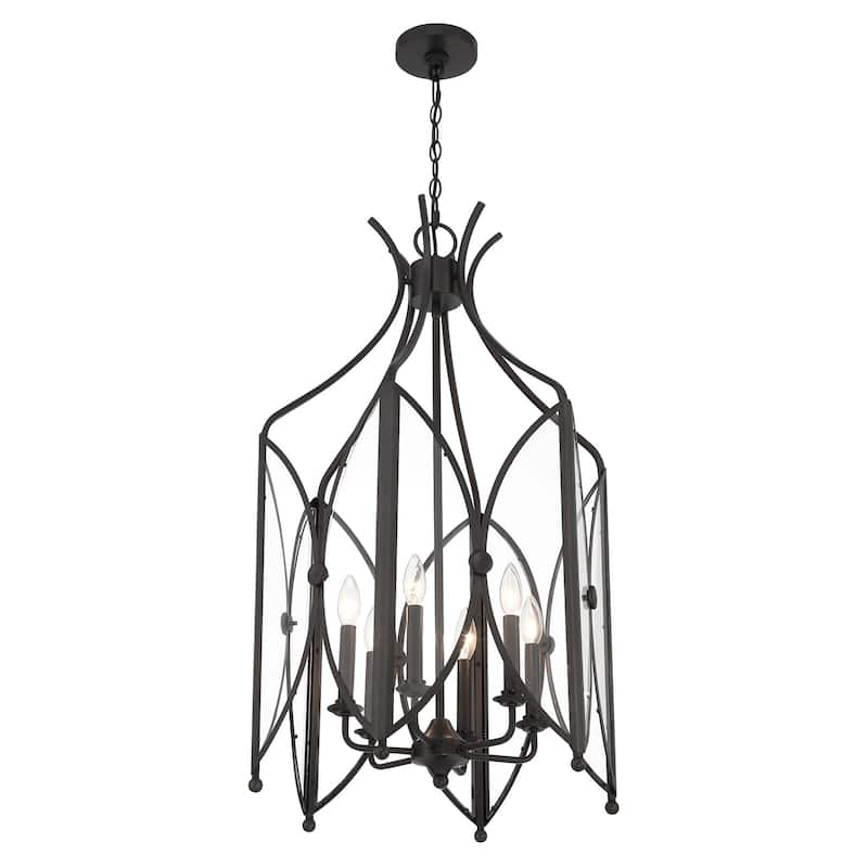 Savoy House 3-6802-6 Enclave 6 Light 21" Wide Taper Candle Pendant