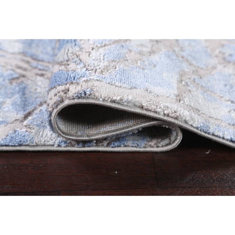 Turkish Oriental Abstract Transitional Rug Contemporary Carpet