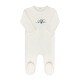 preview thumbnail 2 of 0, Ely's & Co. Velour Embroidered Hot Air Balloon Footie Collection Ivory - 1 Months