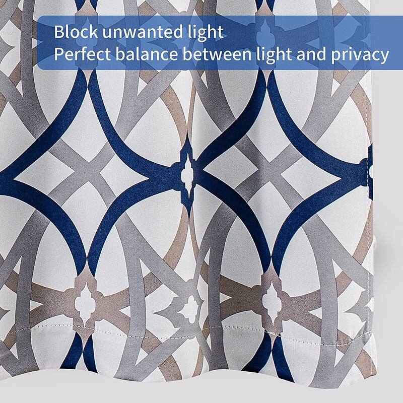 DriftAway Alexander Spiral Geo Trellis Pattern 3 Pieces Kitchen Set