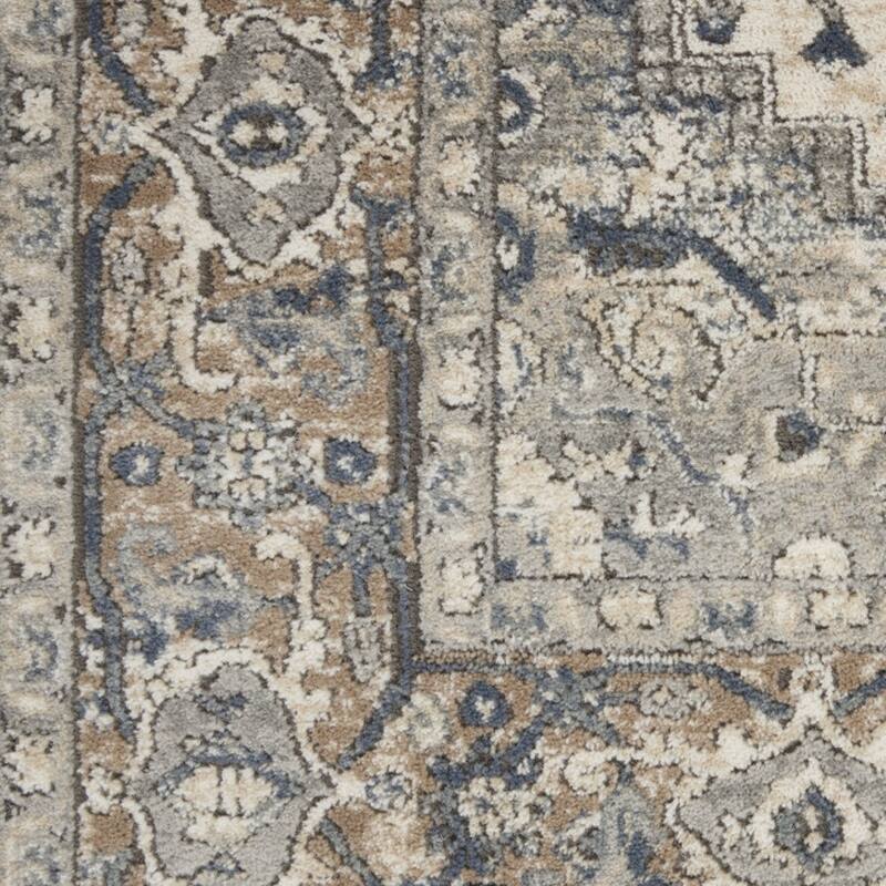 Mebe Power Loomed Distressed Area Rug By HomeRoots