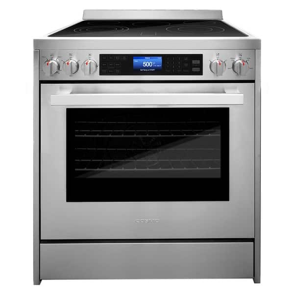 slide 2 of 13, Cosmo 30 in 5 cu. ft. Single Oven Electric Range with Convection Oven