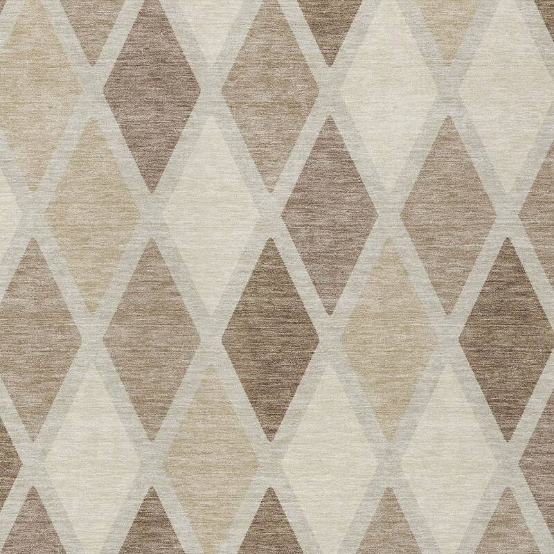 HomeRoots Geometric Transitional Rectangle Outdoor Rug