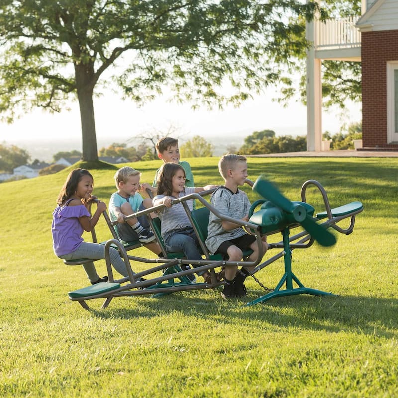Lifetime Ace Flyer Multi-color Airplane Outdoor Teeter-totter