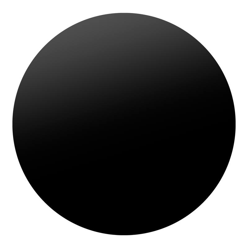 HomeRoots 35" Black Wood Round Pedestal Coffee Table - 35.43 in. x 15.75 in. x 35.43 in.