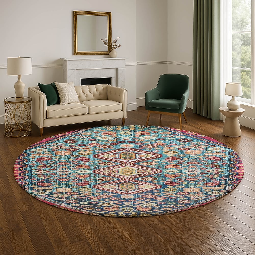 Premium Washable Super Soft Traditional Global Mayfield Rug