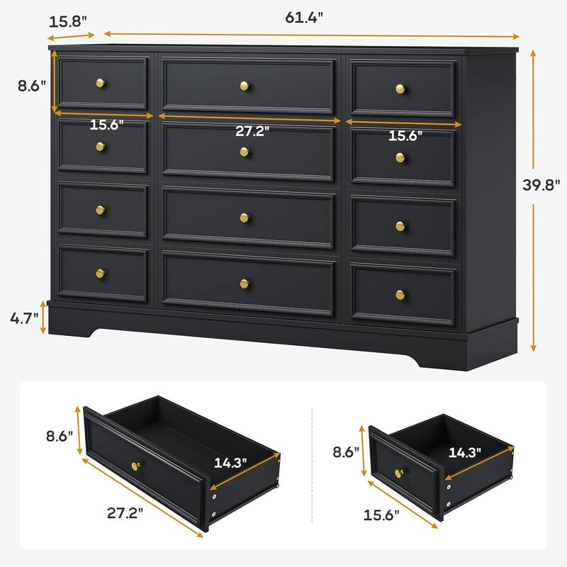 Dresser for Bedroom Dressers & Chests of Drawers Storage Organizer
