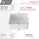 preview thumbnail 6 of 8, STYLISH Porcelain Square 15-inches Top Mounted Ceramic Vessel Bathroom Sink - 15" x 15" x 5.75"
