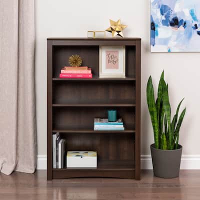 Prepac Home Office 4-Shelf Bookcase - 31.5" W x 48" H x 13" D