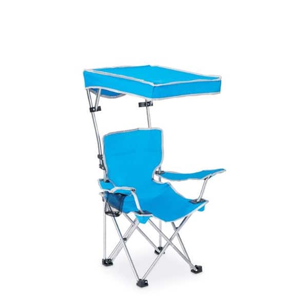 Quik Shade Adjustable Blue Canopy Folding Kid S Chair Overstock 28167053