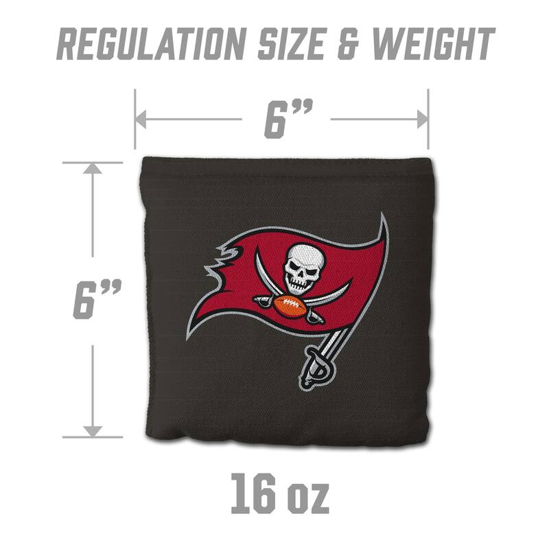 Tampa Bay Buccaneers NFL Dual Sided Pro Stop & Slide Cornhole Bags