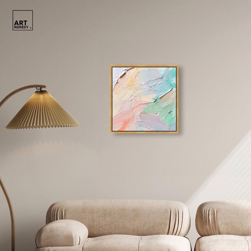 Flowing Mousse III Canvas by Art Remedy